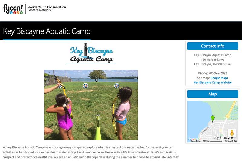 Key Biscayne Aquatic Camp